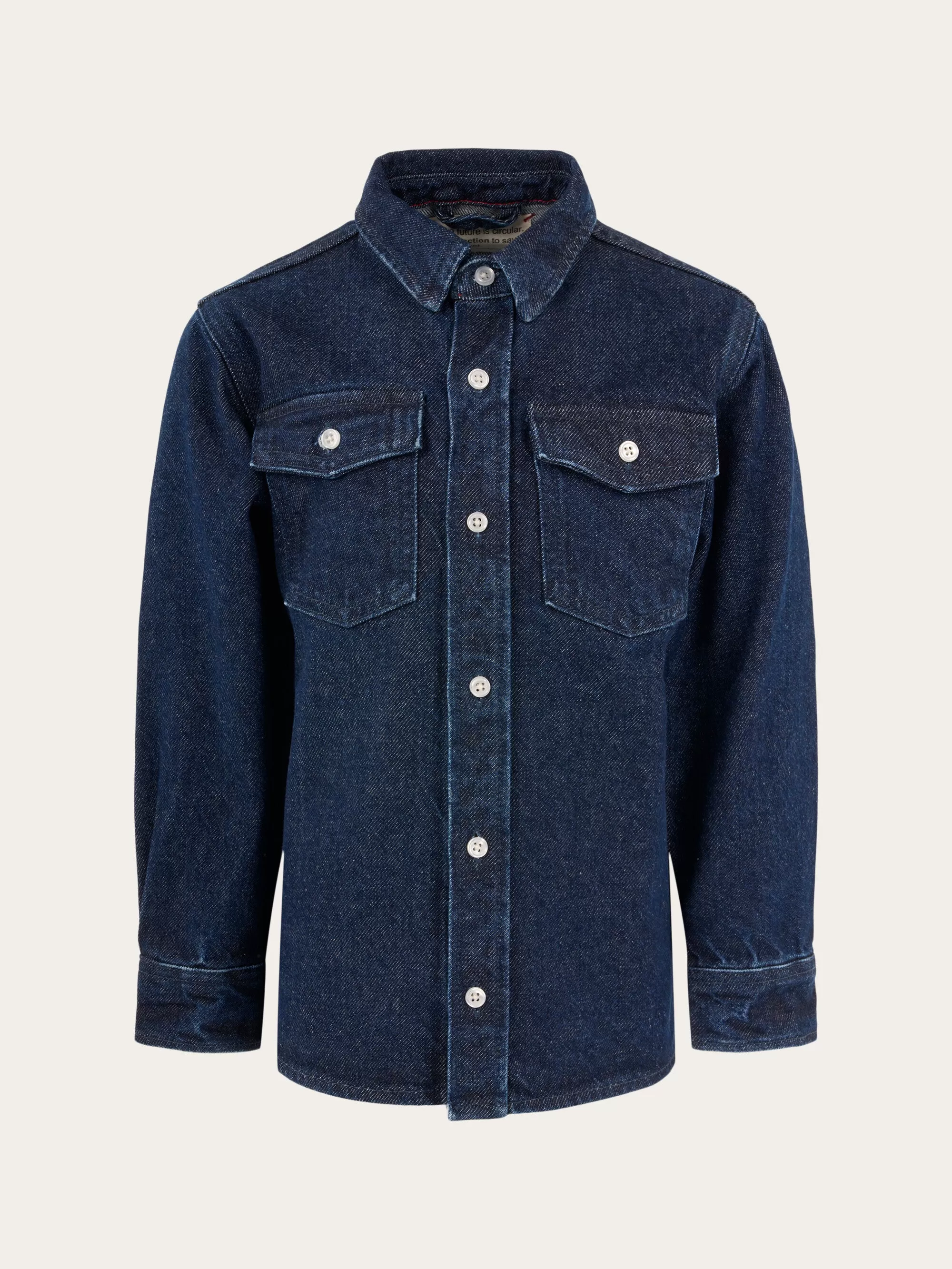 Denim overshirt REBORN™ - Classic indigo