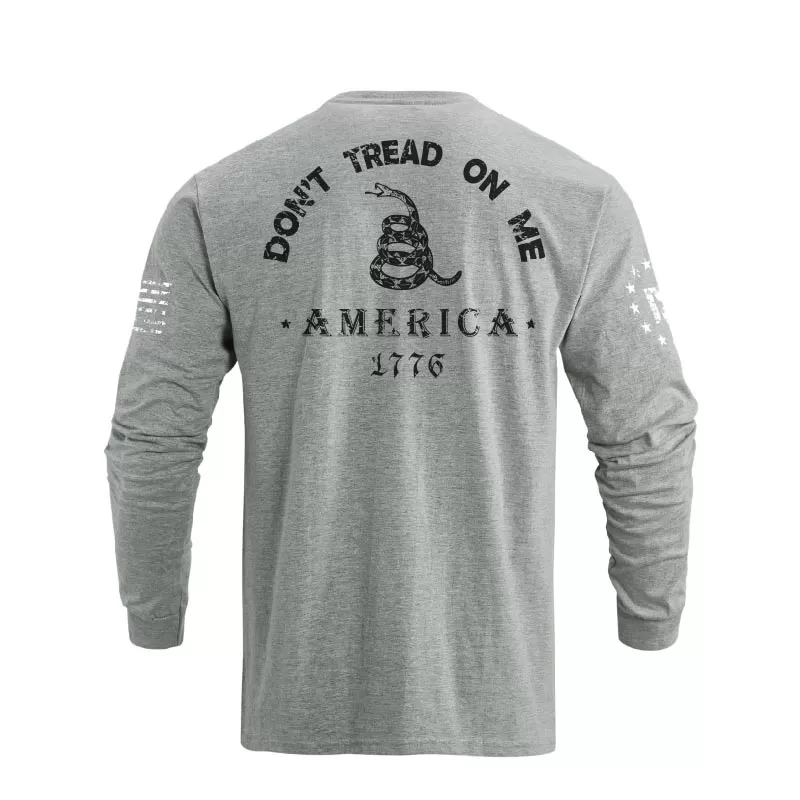 DON'T TREAD ON ME GRAPHIC LONG SLEEVE T-SHIRT