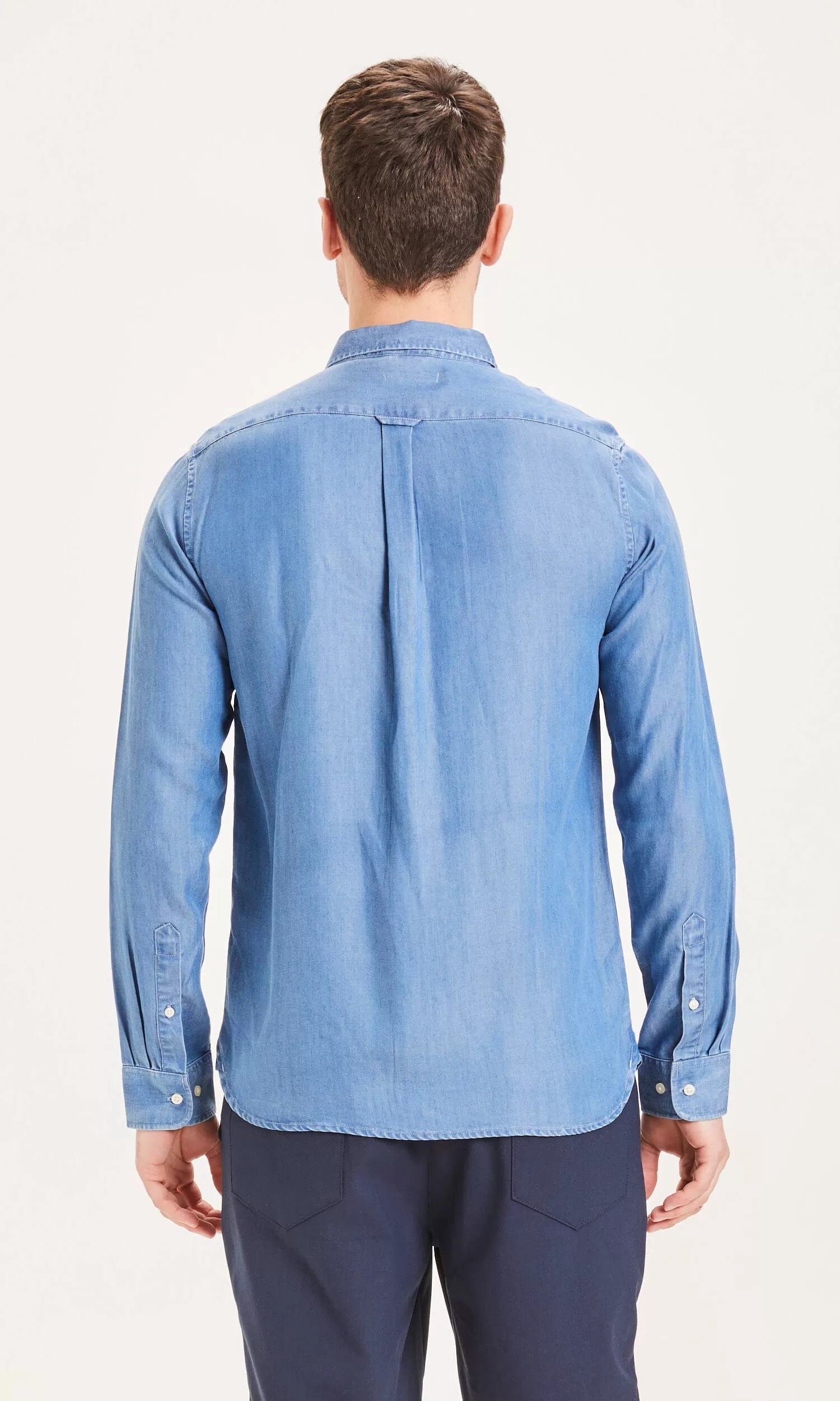 ELDER relaxed fit denim Tencel™ shirt - Vintage Indigo