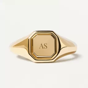 Engravable Stamp Signet Ring