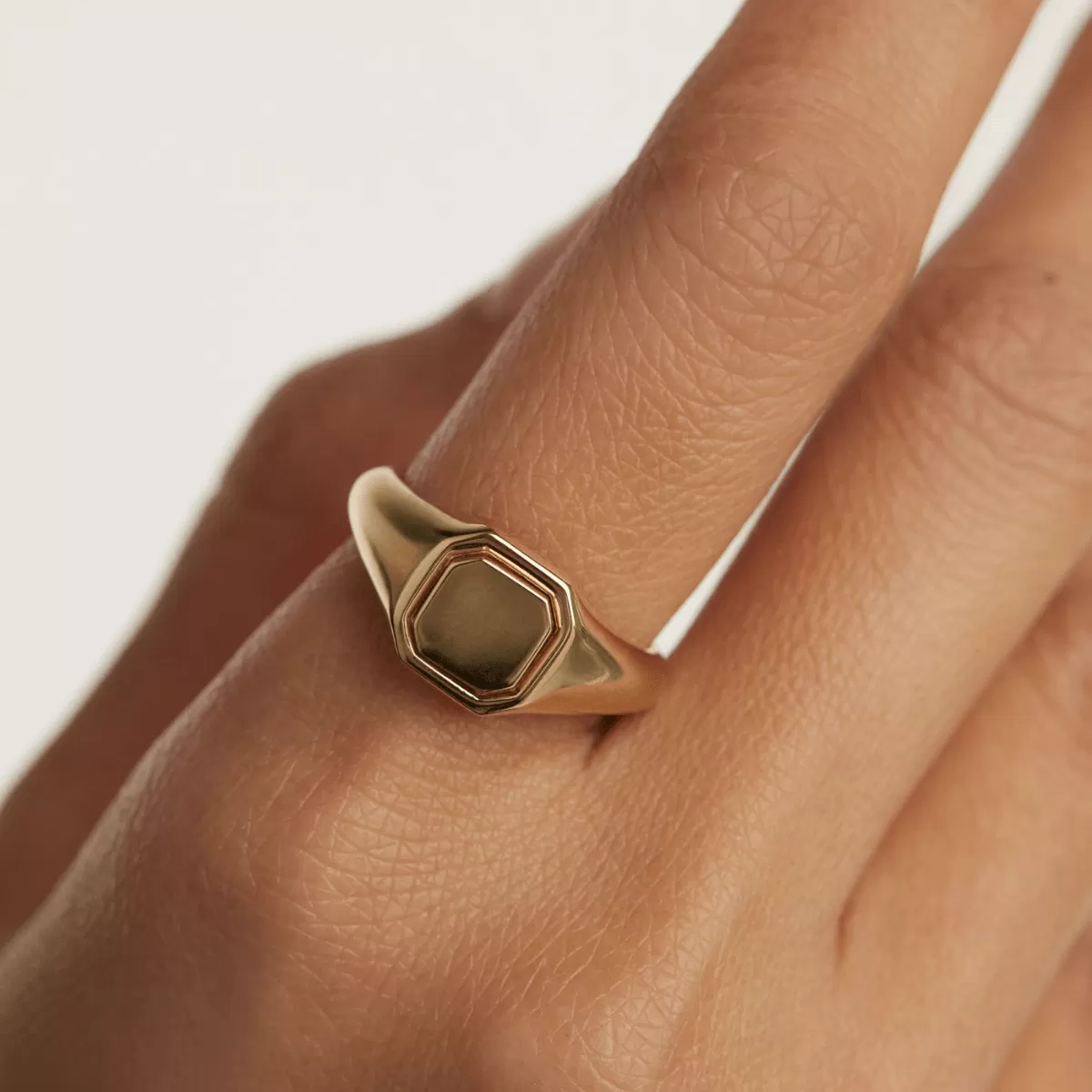 Engravable Stamp Signet Ring