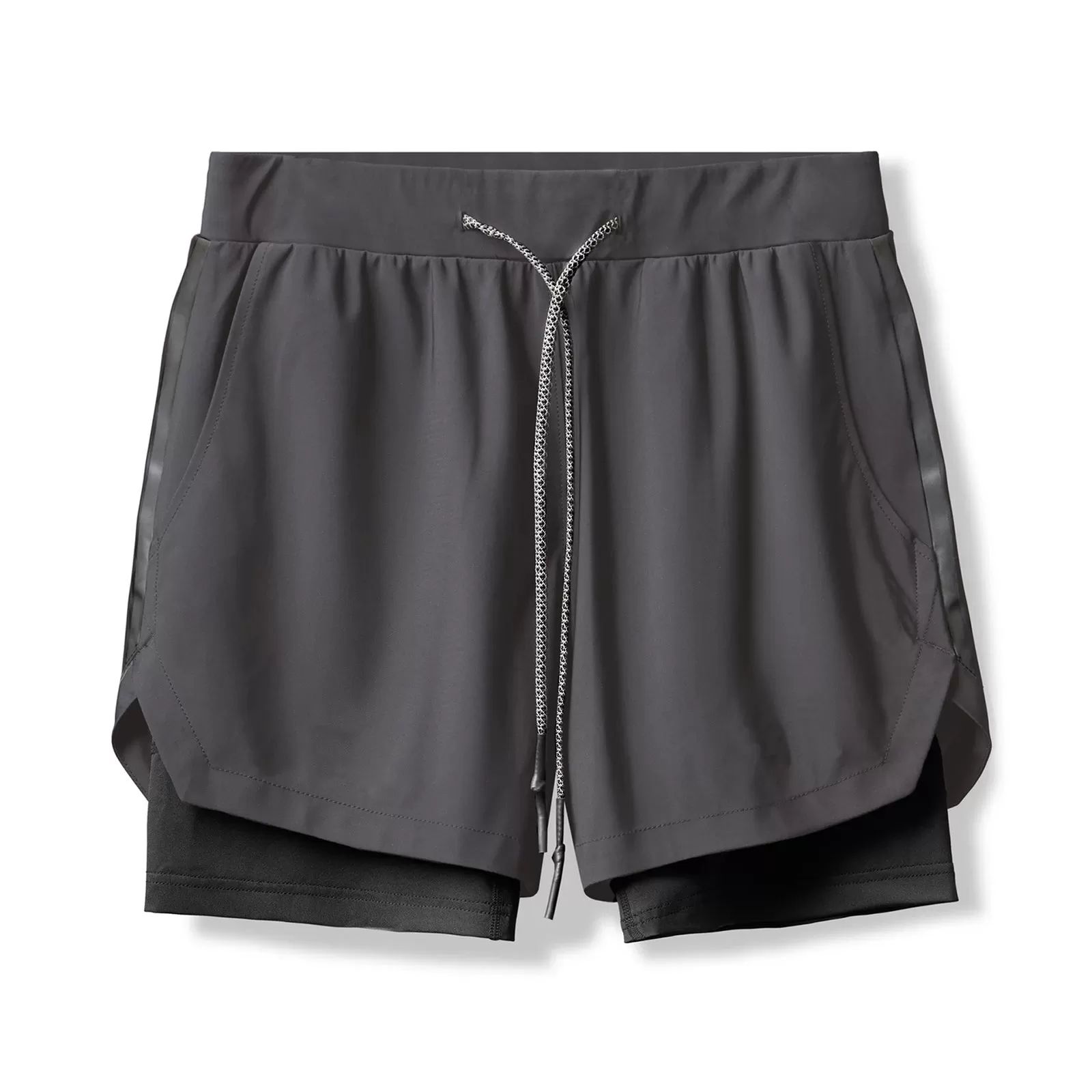 ESSENTIAL QUICKDRY POCKET 2 IN 1 7'' INSEAM RUNNING SHORTS