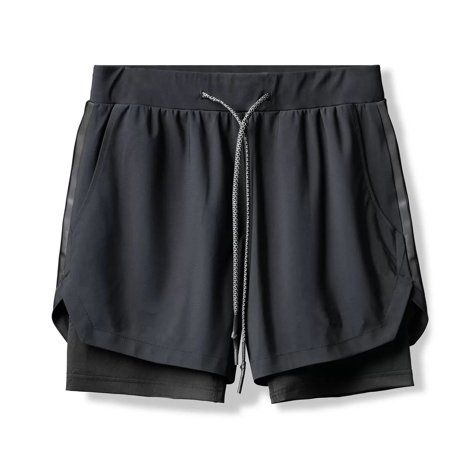 ESSENTIAL QUICKDRY POCKET 2 IN 1 7'' INSEAM RUNNING SHORTS