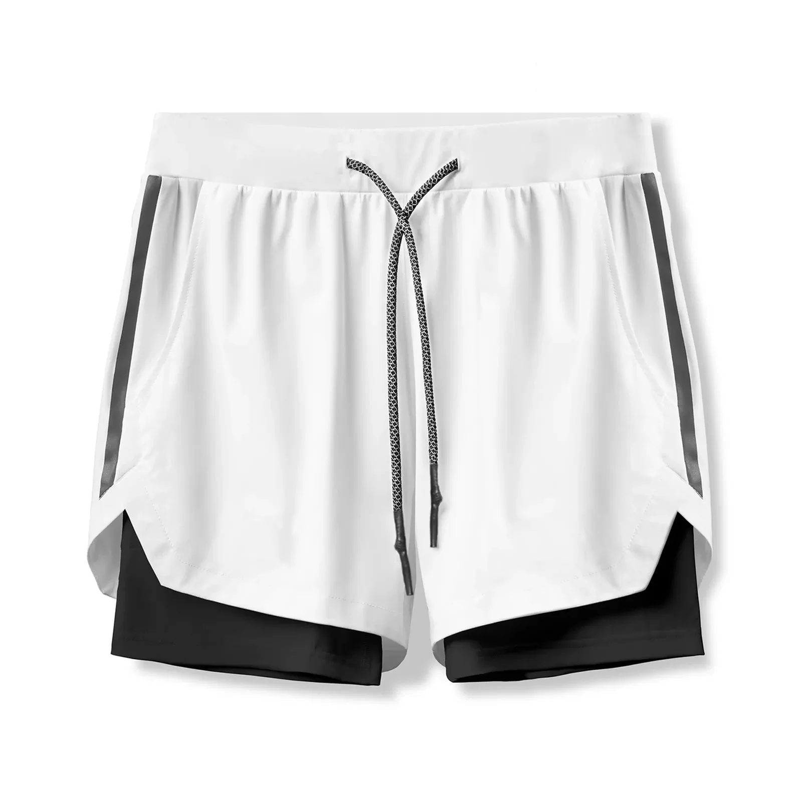 ESSENTIAL QUICKDRY POCKET 2 IN 1 7'' INSEAM RUNNING SHORTS