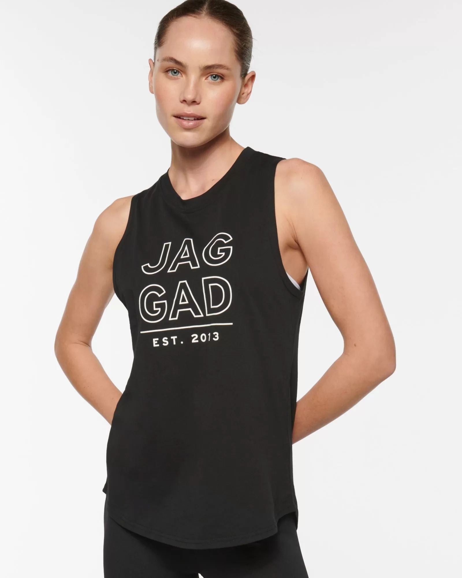 ESTABLISHED PIMA TANK BLACK