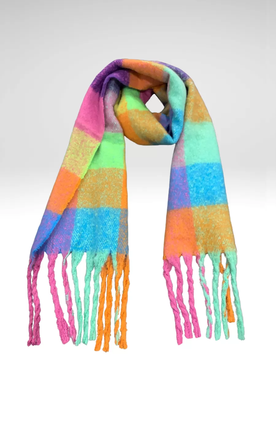 FELT RAINBOW SCARF