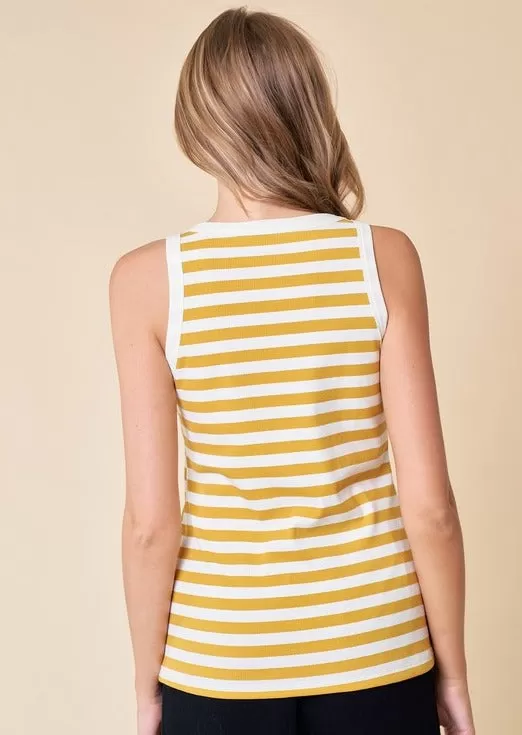 FINAL SALE - Sunshine Striped Tanks - 2 Colors!