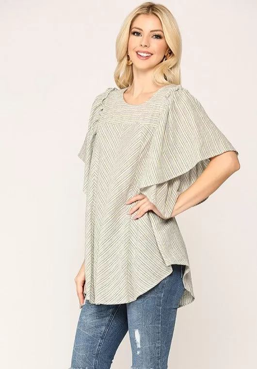 Flirty Fluttery Top