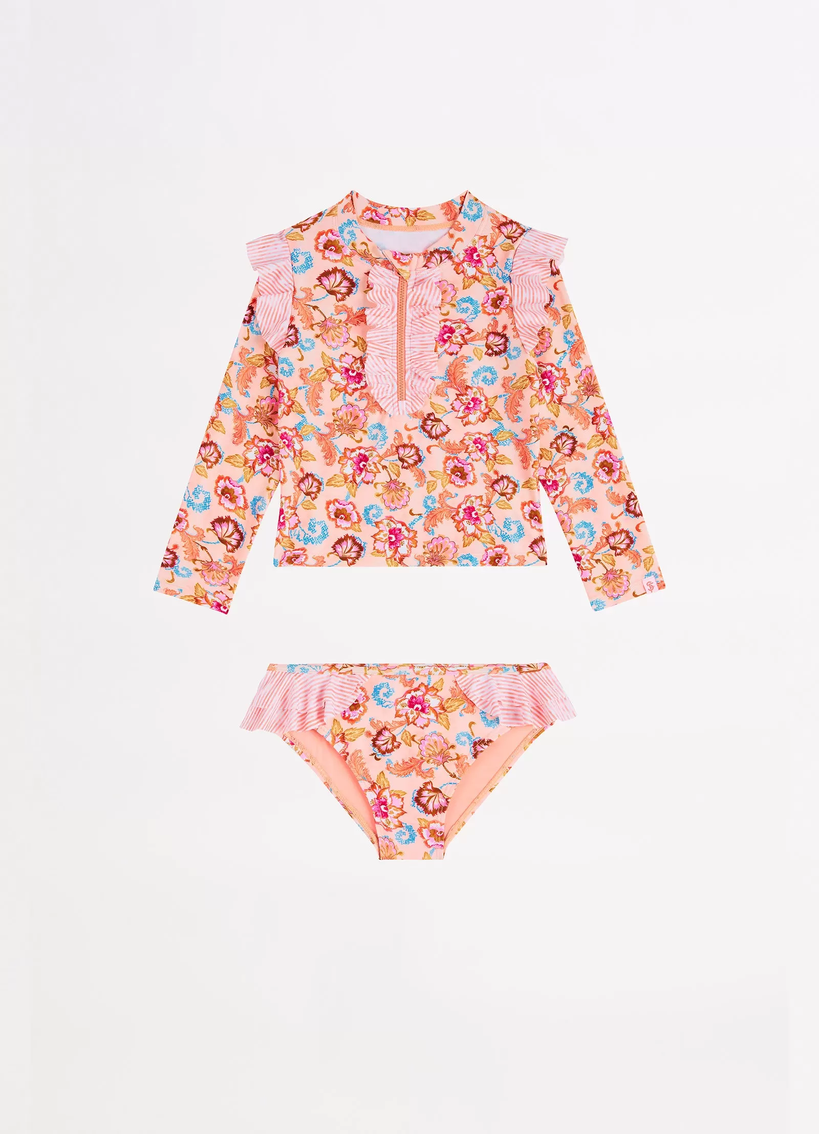 Free Spirit Girls Ruffled Surf Set - Free Spirit