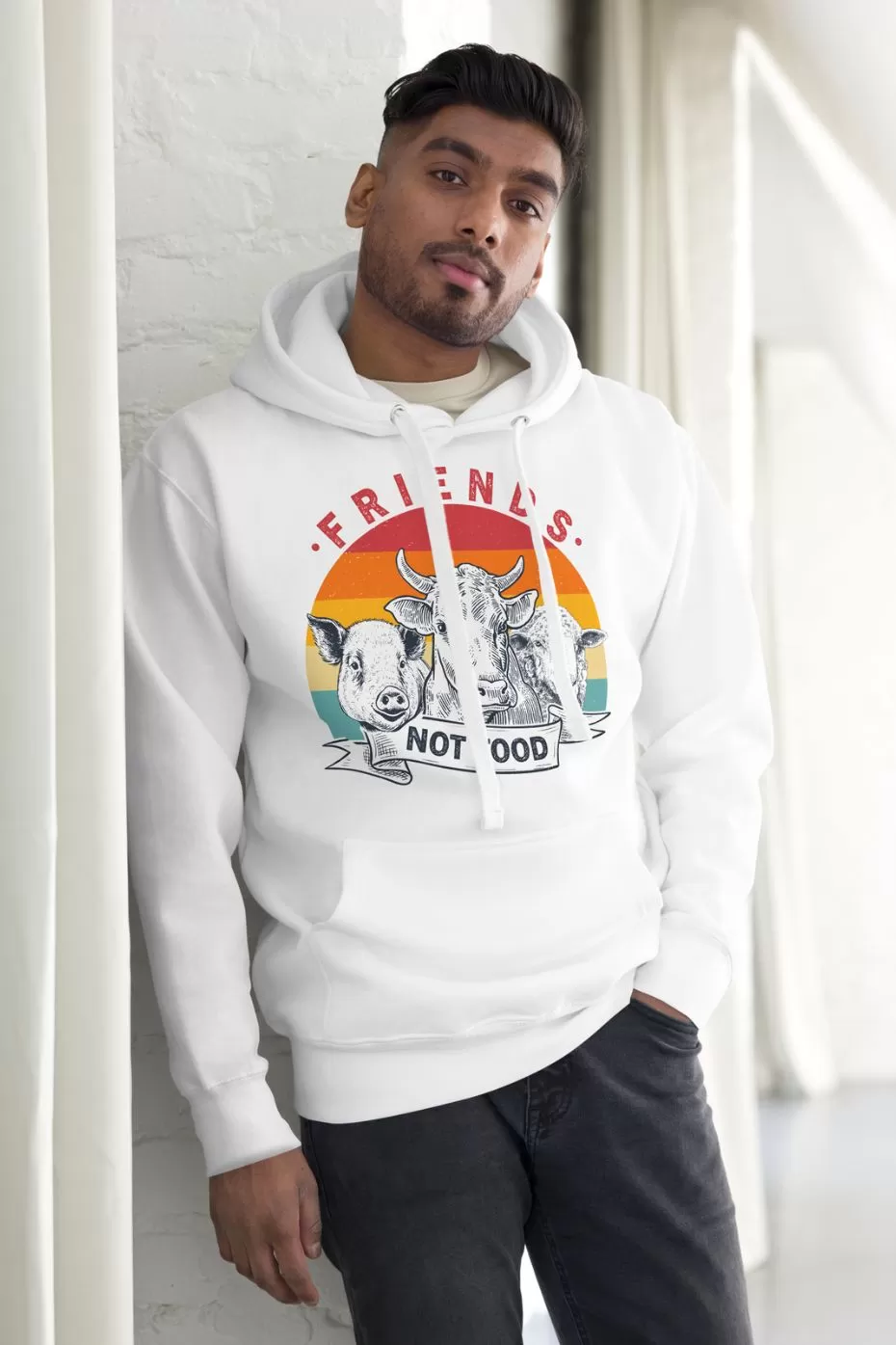 Friends Not Food - Unisex Premium Hoodie