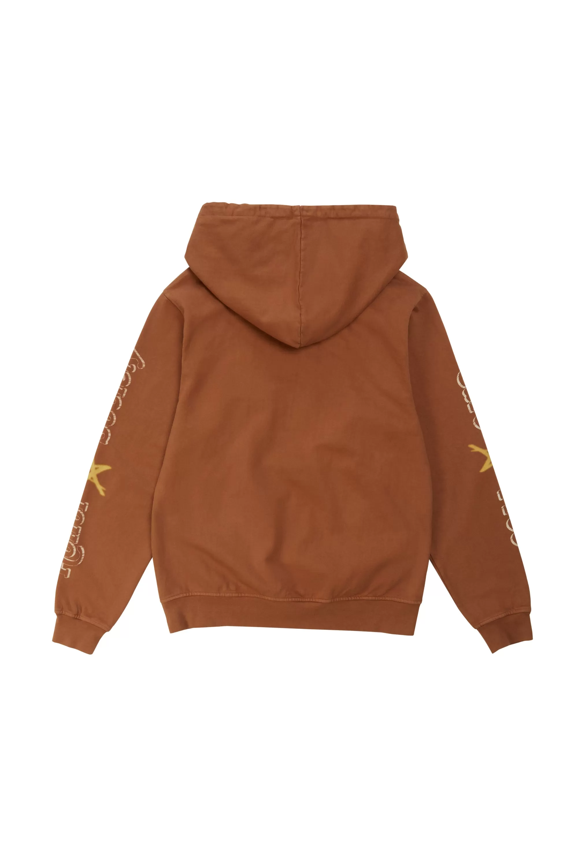 Fun French Terry Pullover Hoody - Brown