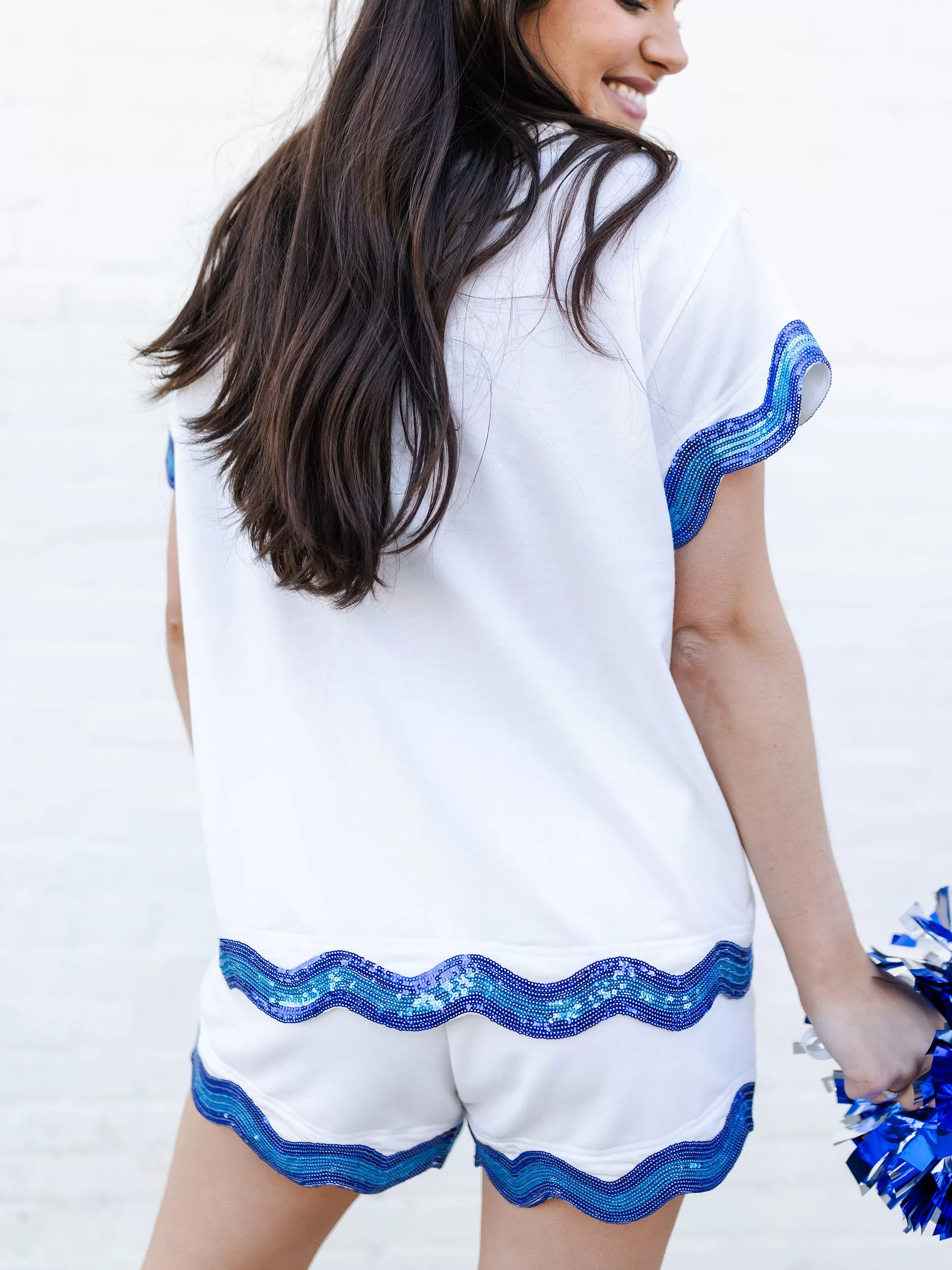 Ginny Shorts | Blue   White