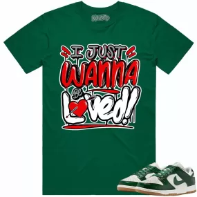 Green Ostrich Dunks Shirt to Match - RED LOVED