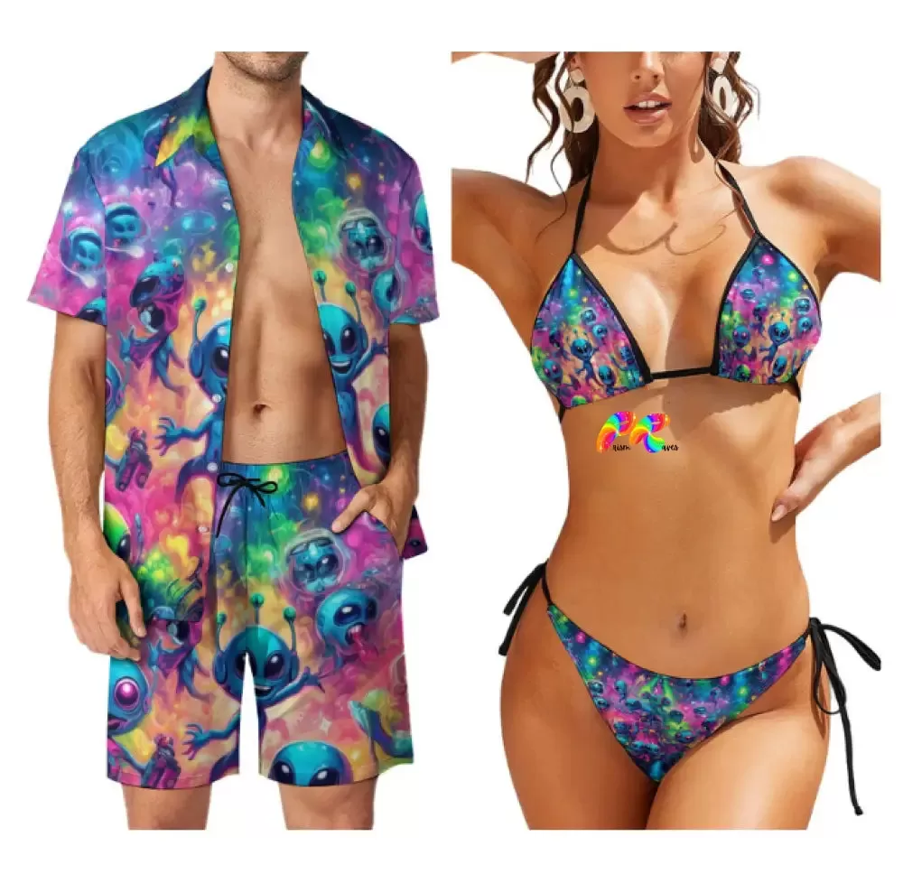 Groove Fest Rave String Bikini