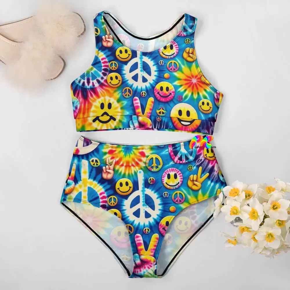 Harmony Rave Racerback High-Waist Bikini