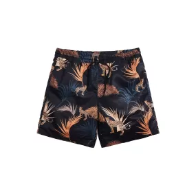 HAWAIIAN LEOPARD 11'' INSEAM SWIM TRUNKS