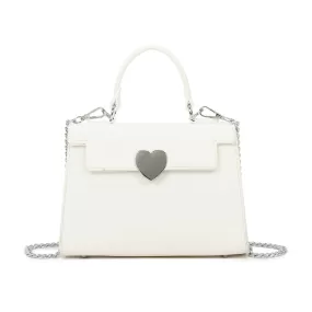 Heart Box Bag With Chain