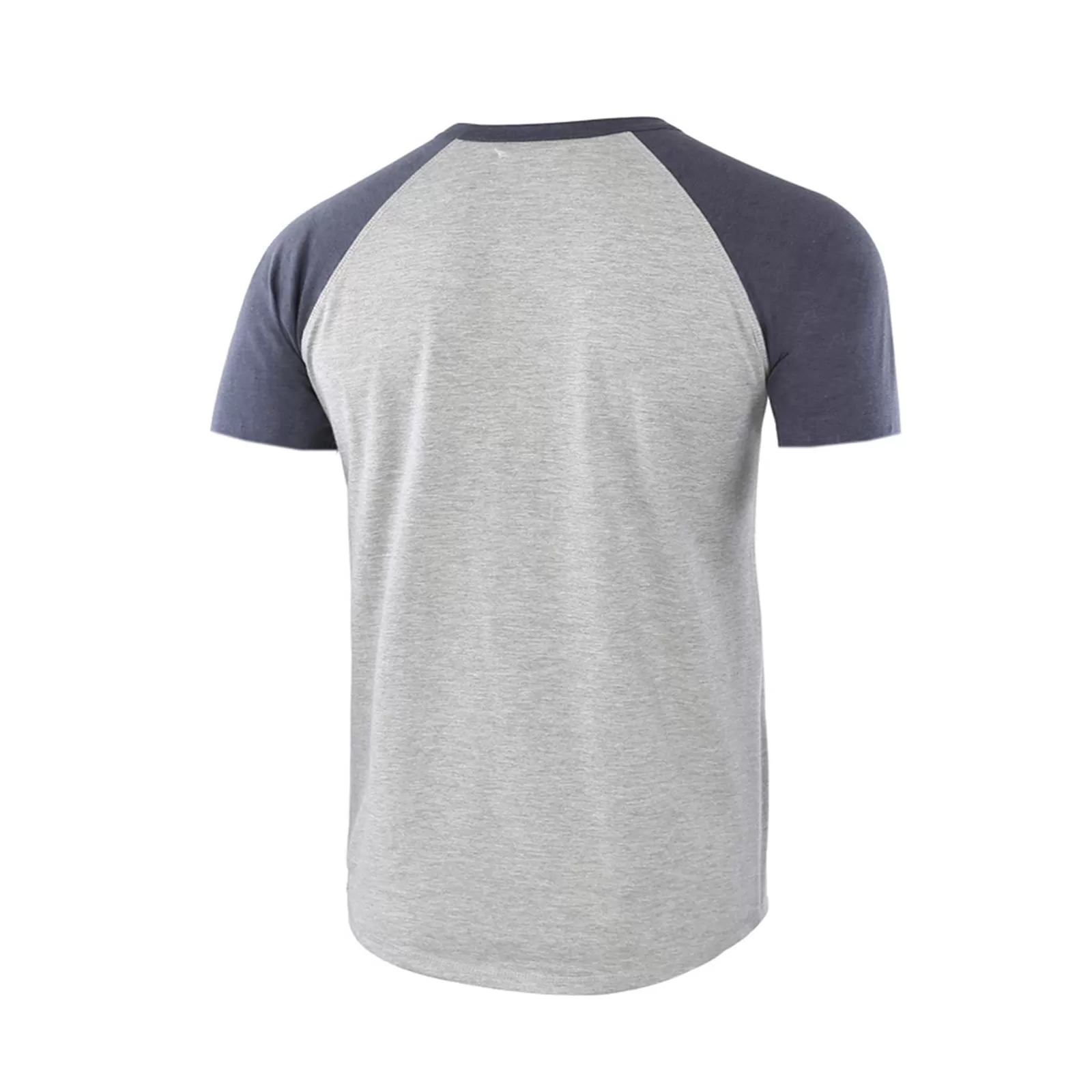 HENLEY NECK RAGLAN GRAPHIC TEE