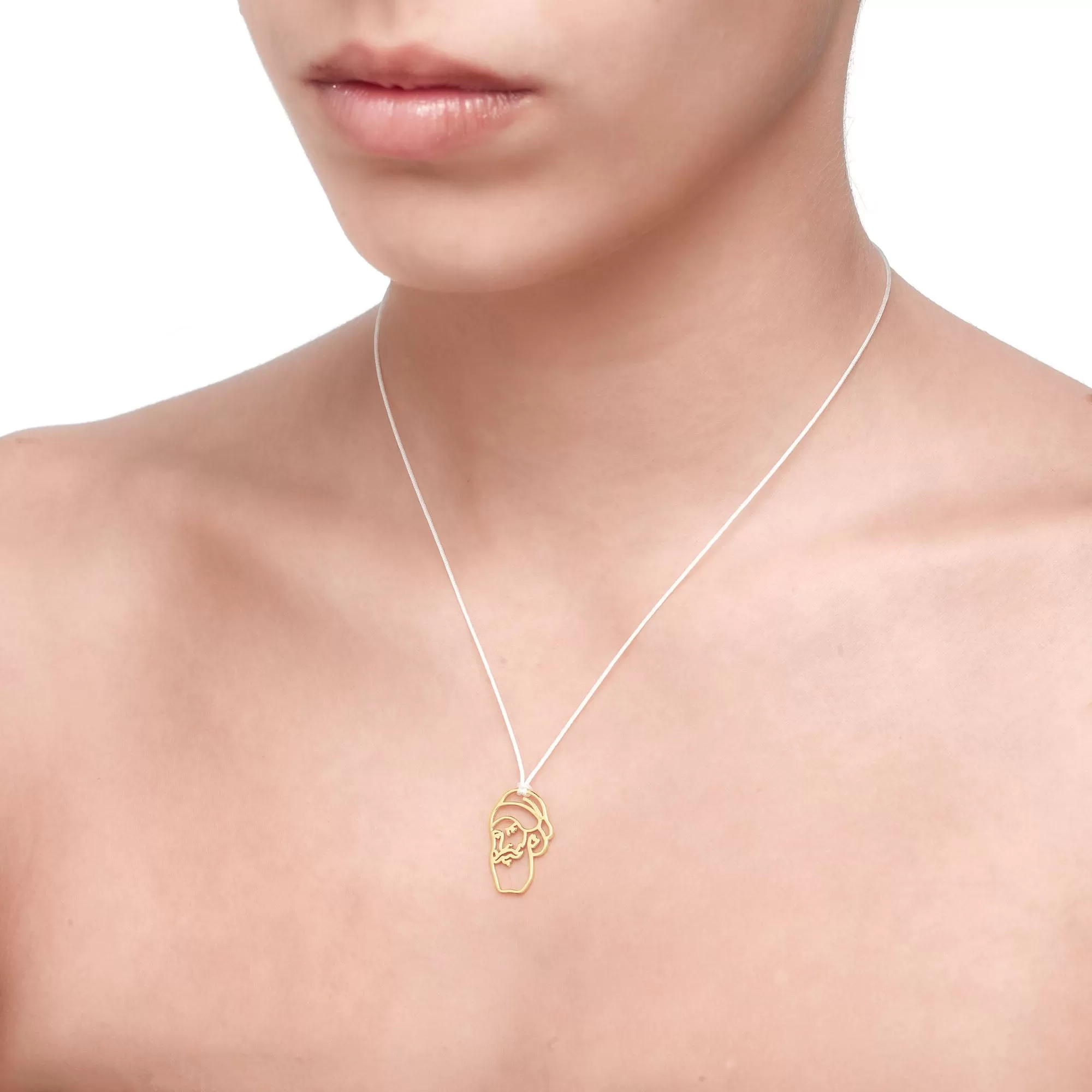 Heroes 1821 | GRIGORIOS PAPAFLESSAS Pendant | 14K Gold Plated 925 Silver