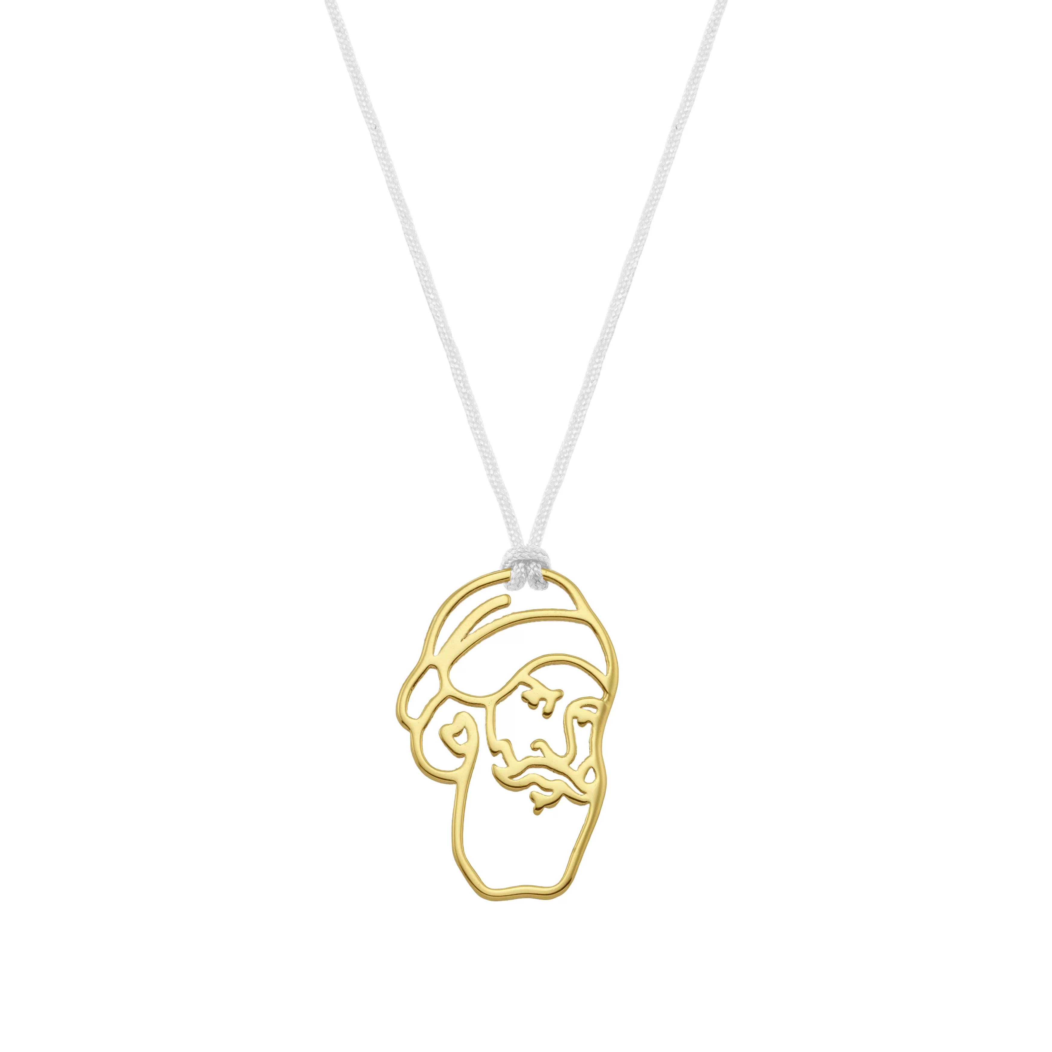 Heroes 1821 | GRIGORIOS PAPAFLESSAS Pendant | 14K Gold Plated 925 Silver