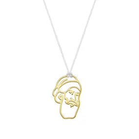 Heroes 1821 | GRIGORIOS PAPAFLESSAS Pendant | 14K Gold Plated 925 Silver