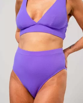 High Cut Bikini Briefs Electric Lilac