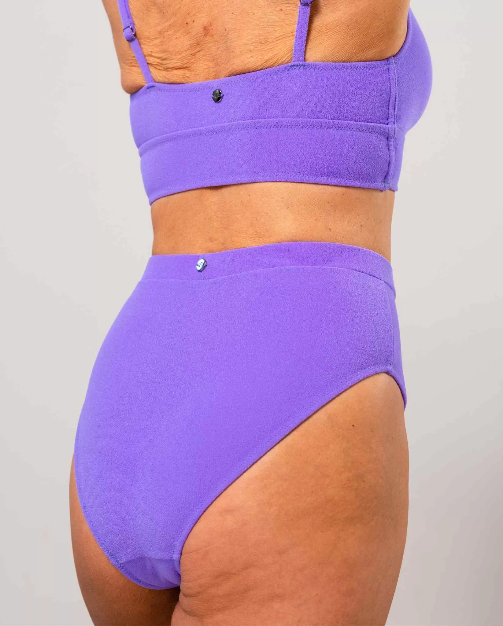 High Cut Bikini Briefs Electric Lilac