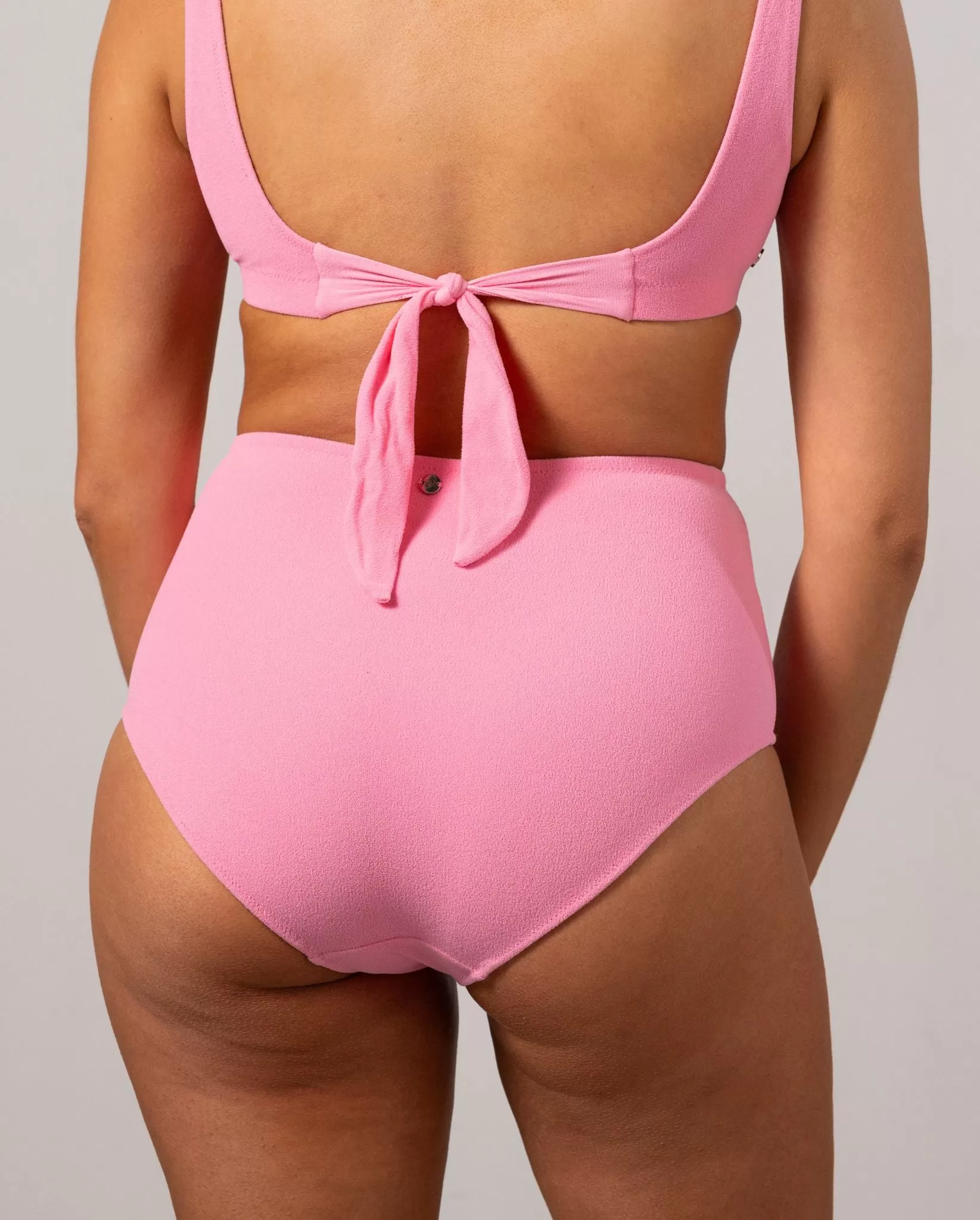 Highwaist Bikini Briefs Candy Pink