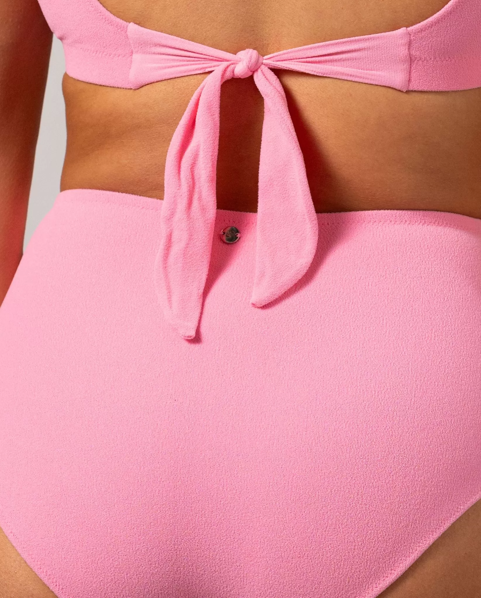 Highwaist Bikini Briefs Candy Pink