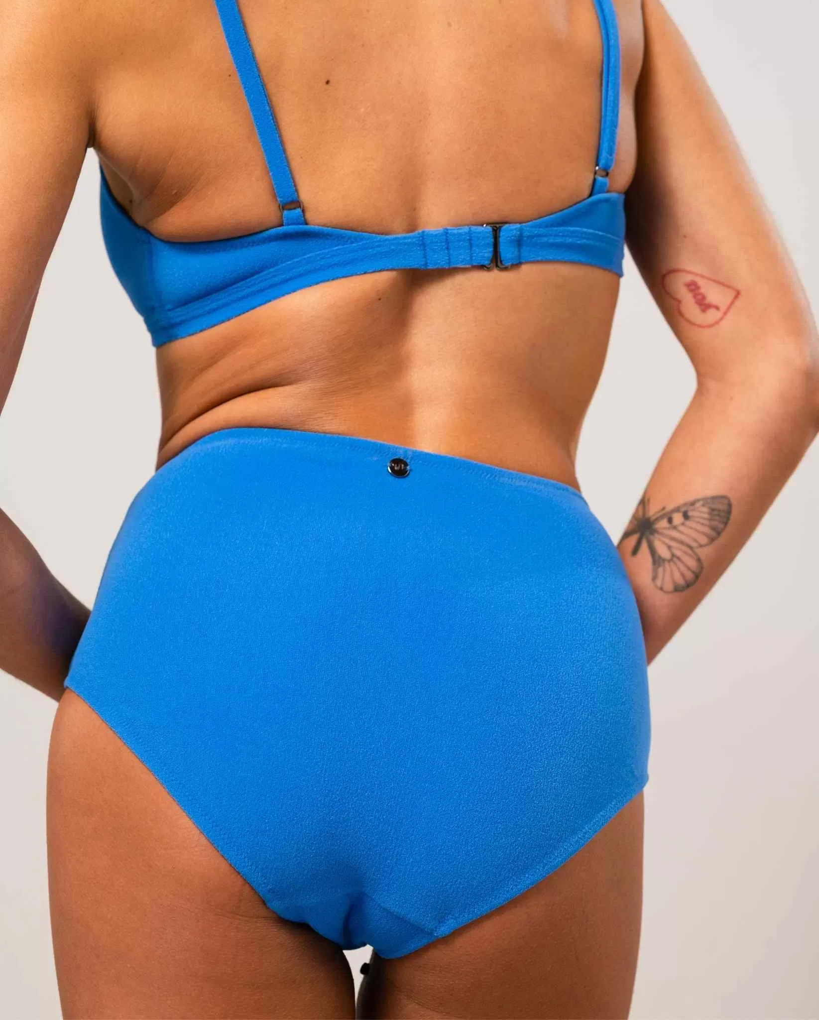 Highwaist Bikini Briefs Sky Blue