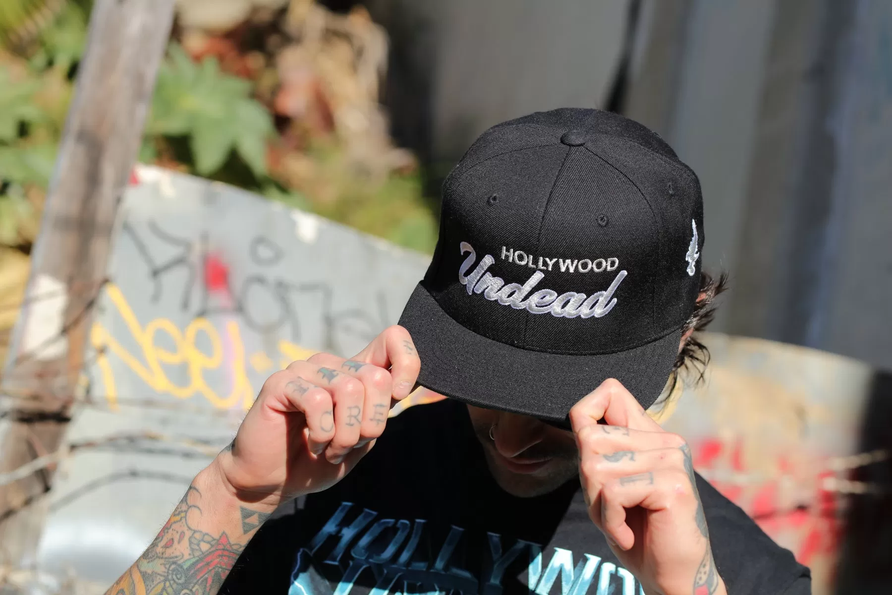 Hollywood Undead Script Snap Back Hat