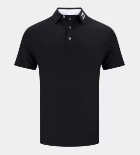 HONEYCOMB POLO - BLACK