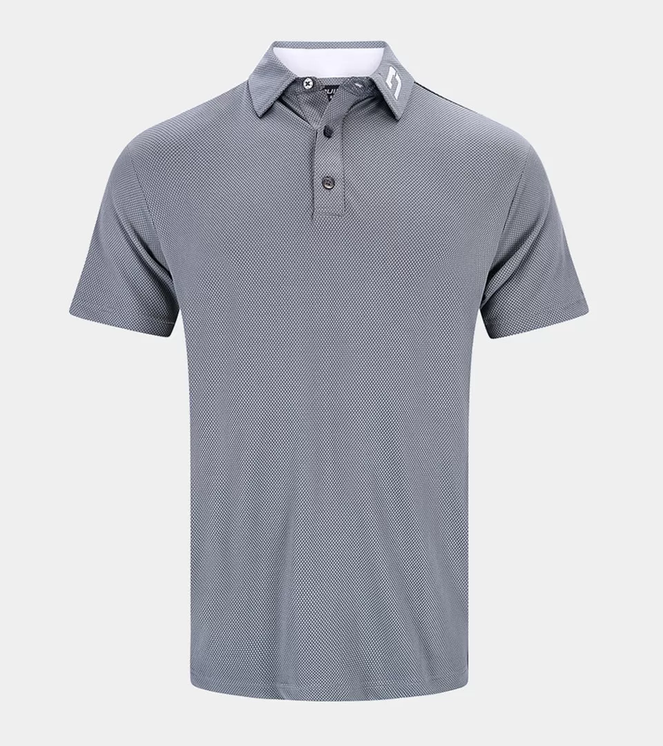 HONEYCOMB POLO - GREY