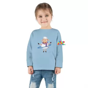 Hoop Sheep Toddler Long Sleeve T-Shirt