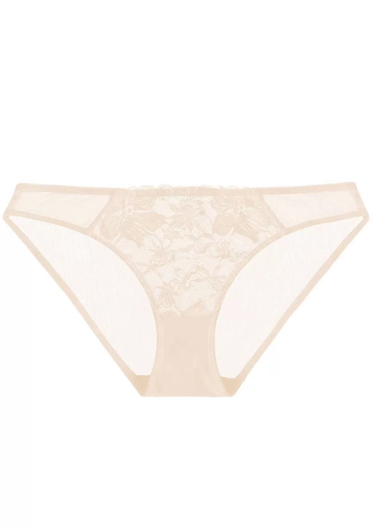 HSIA Breathable Sexy Lace Beige Cream Bikini Underwear