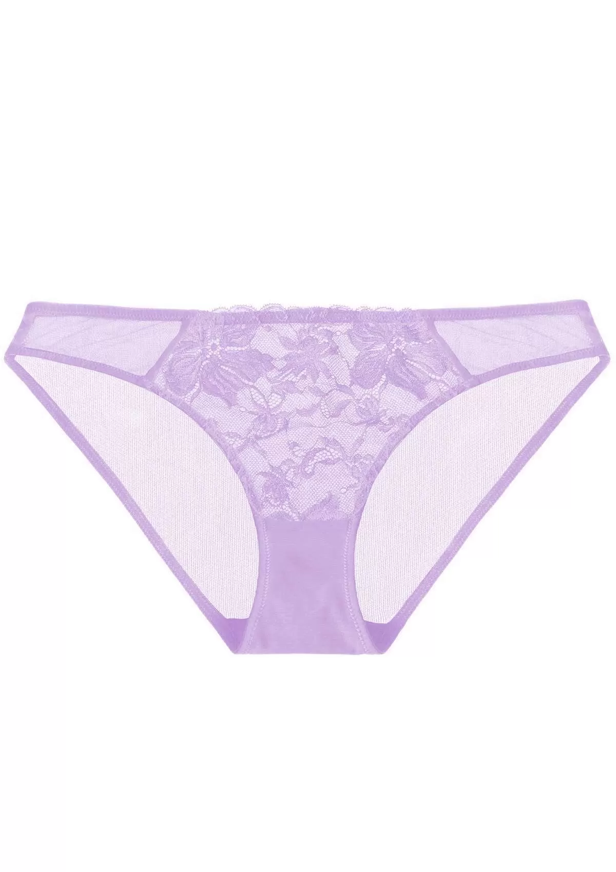 HSIA Breathable Sexy Lace Purple Bikini Underwear