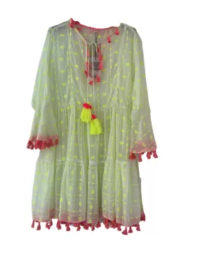 kaftan - fluorescent embroidery