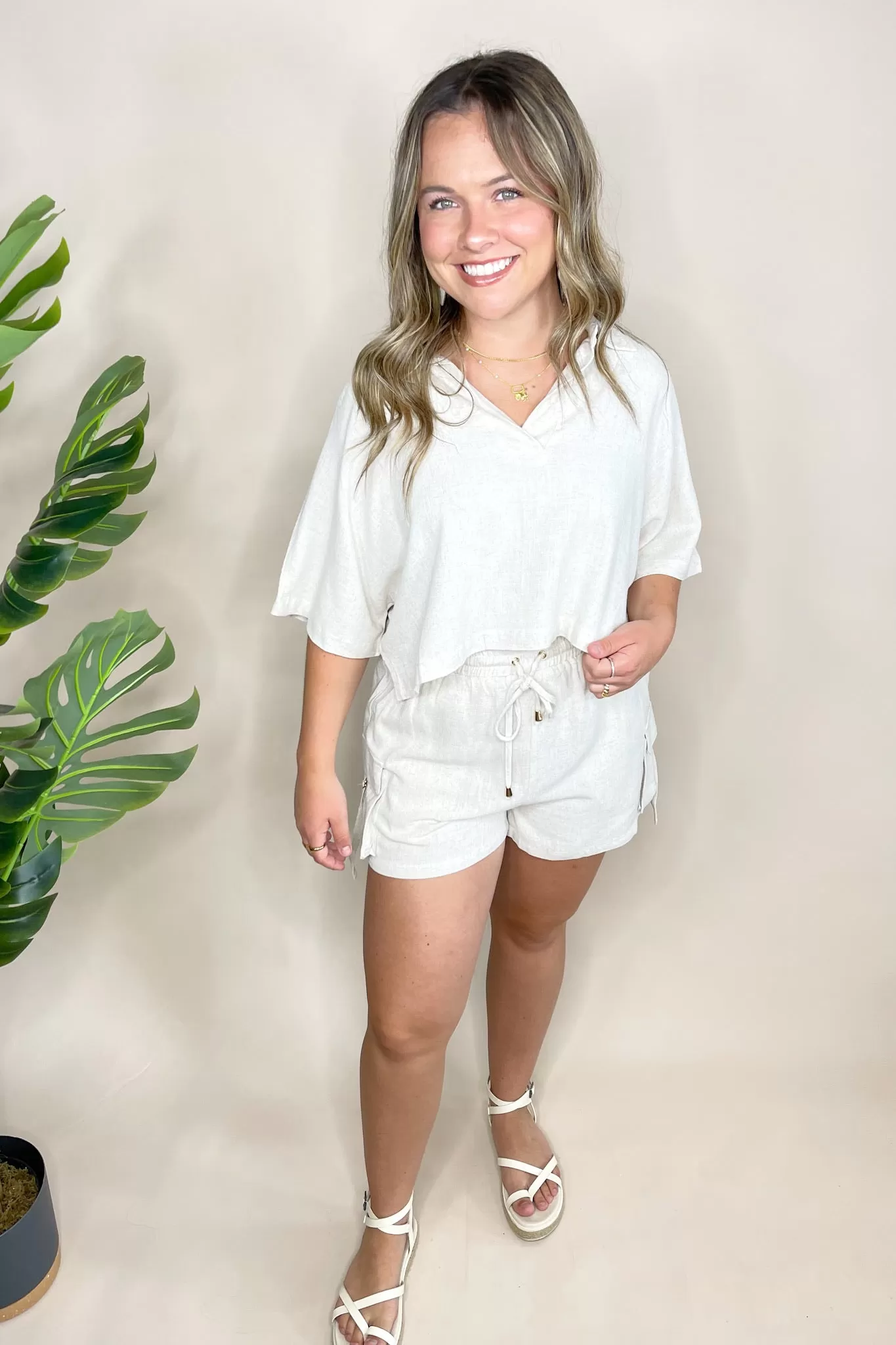 Keelee Linen Shorts