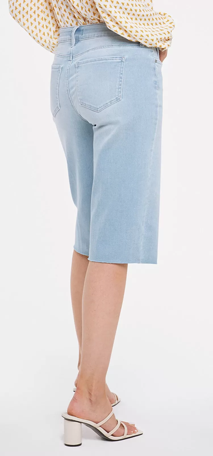 Kristie '80s Bermuda Shorts Lichtblauw Premium Denim | Hollander