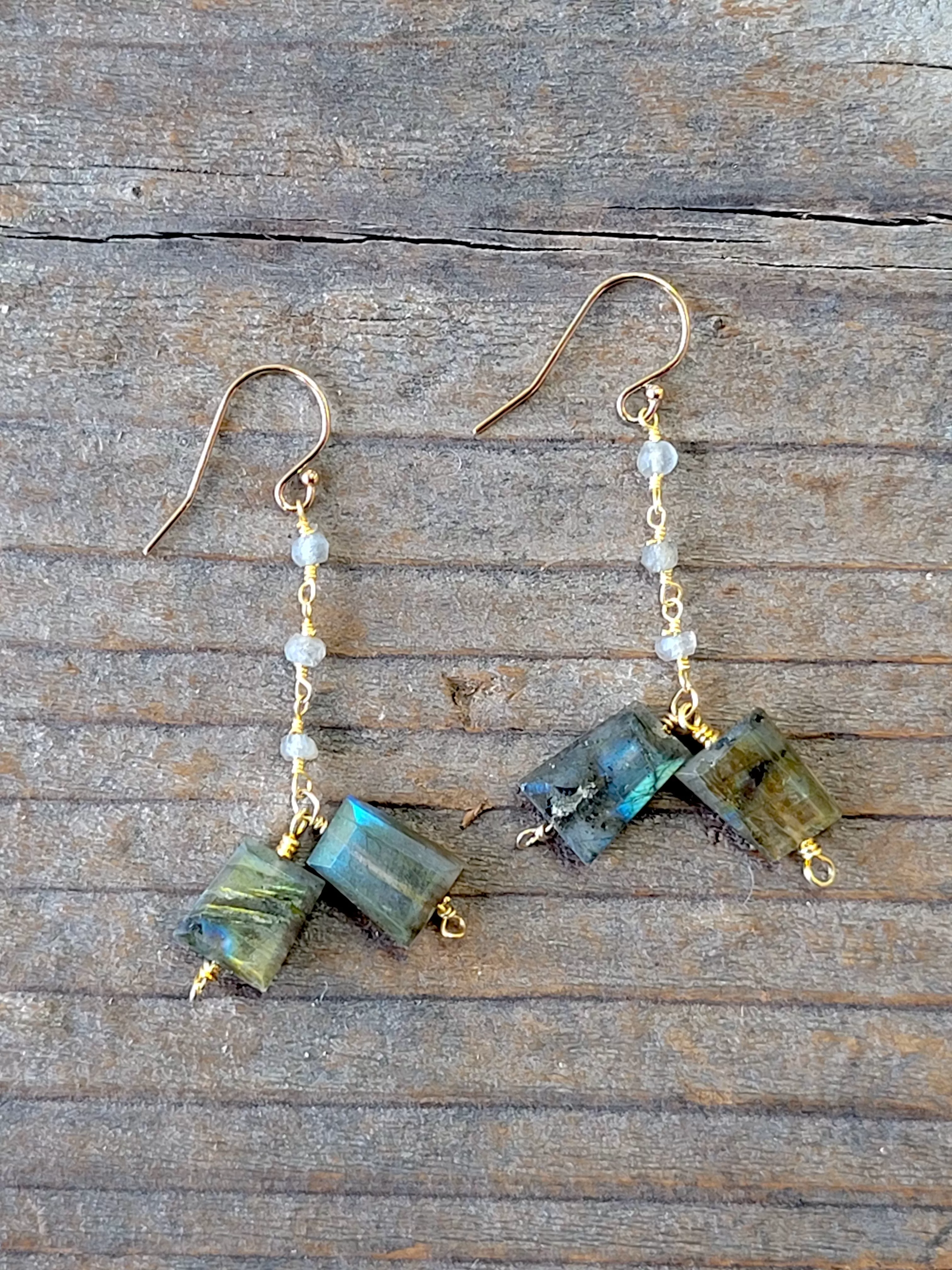 La Jolla Earring in Labradorite