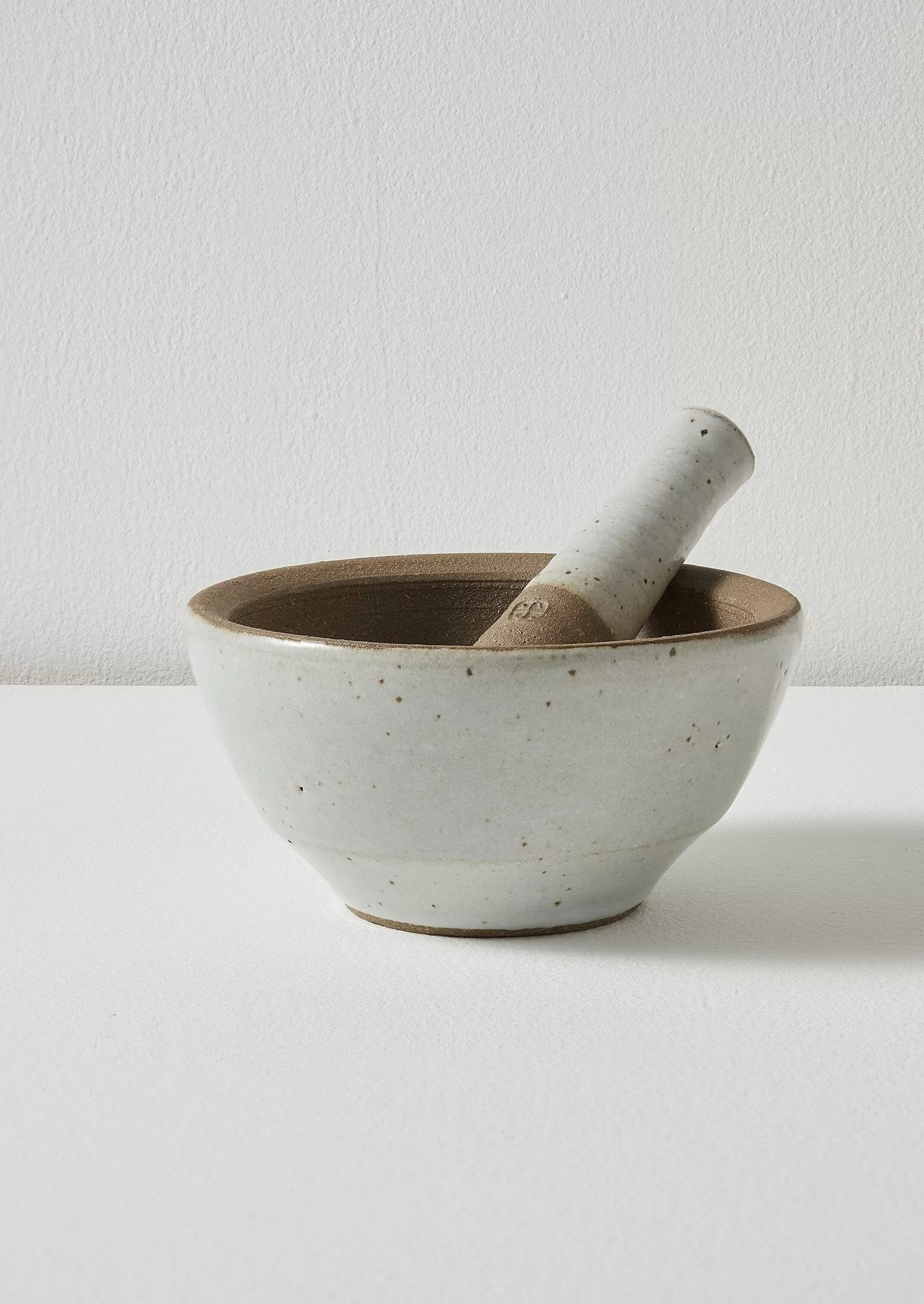 Leach Pottery Pestle and Mortar | Chalk