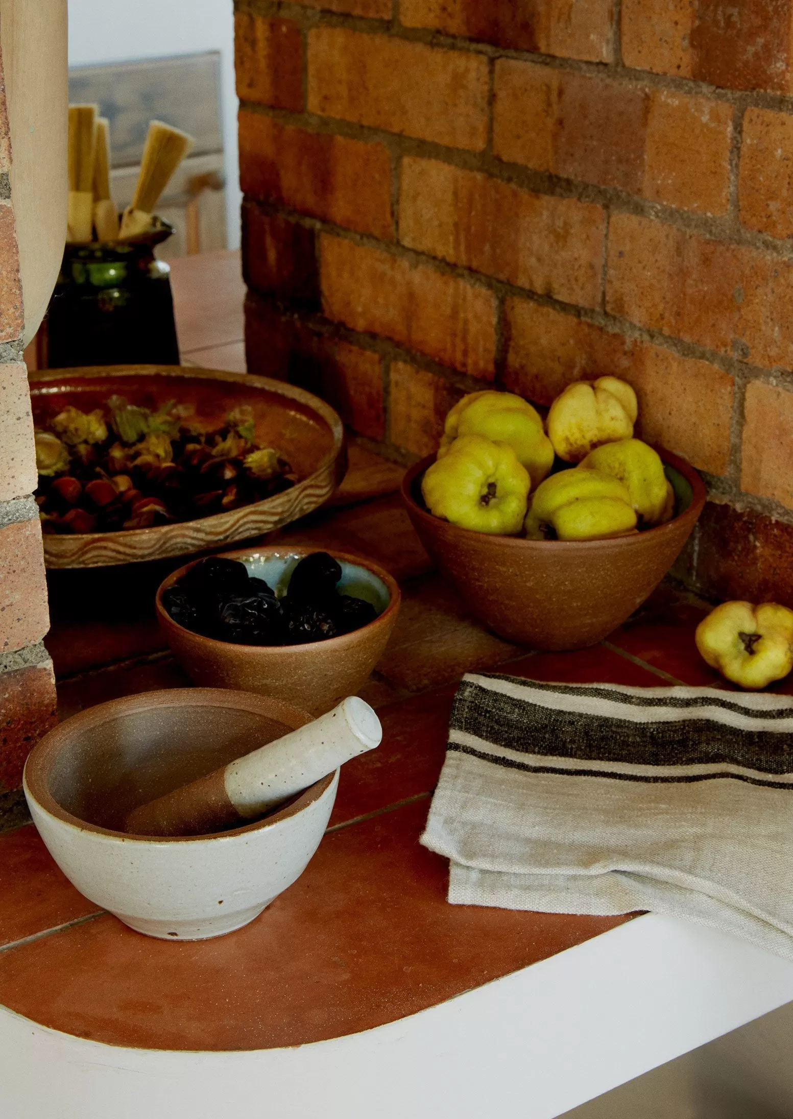 Leach Pottery Pestle and Mortar | Chalk