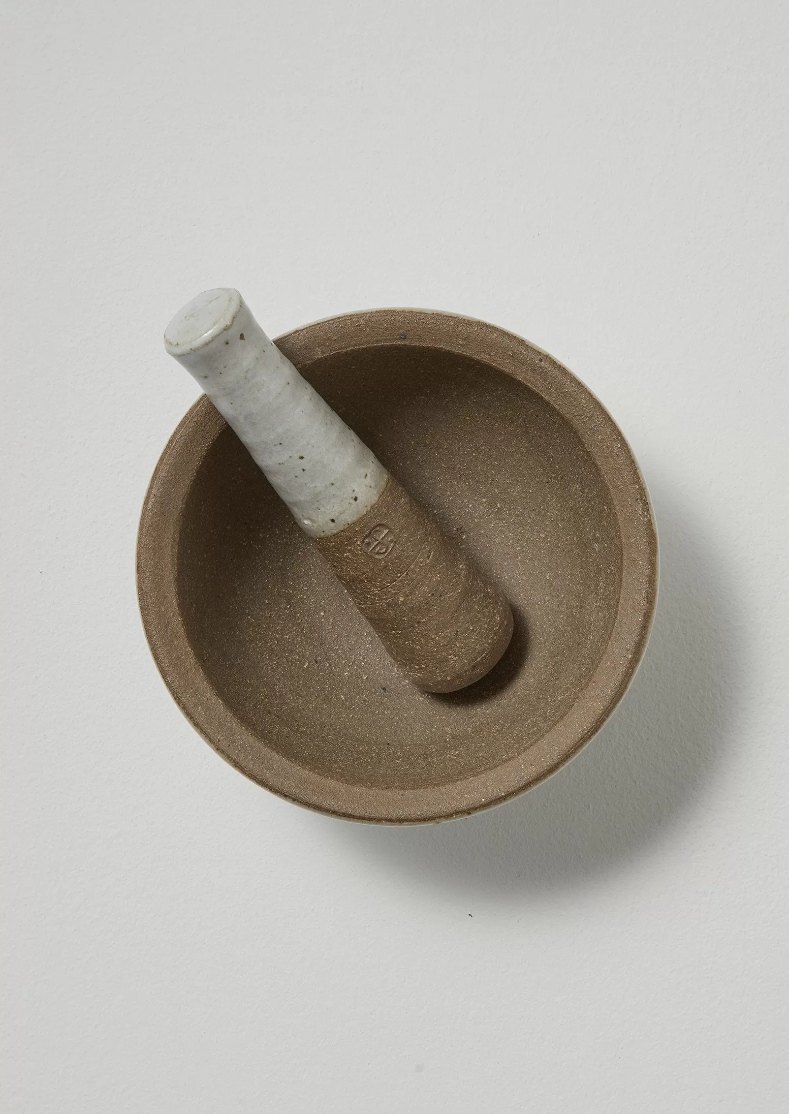 Leach Pottery Pestle and Mortar | Chalk