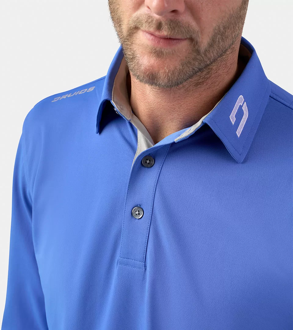 LONG SLEEVE TOUR POLO BLUE