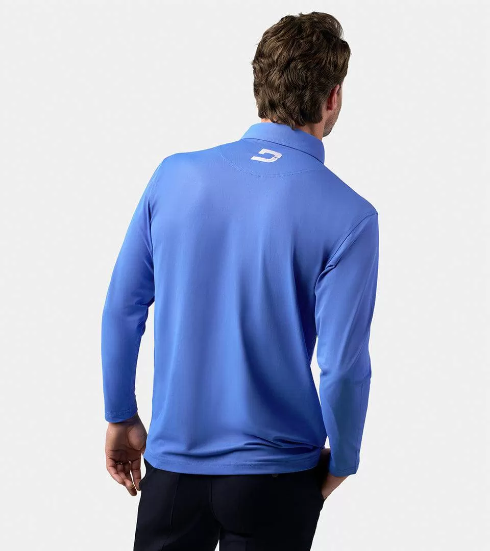 LONG SLEEVE TOUR POLO BLUE