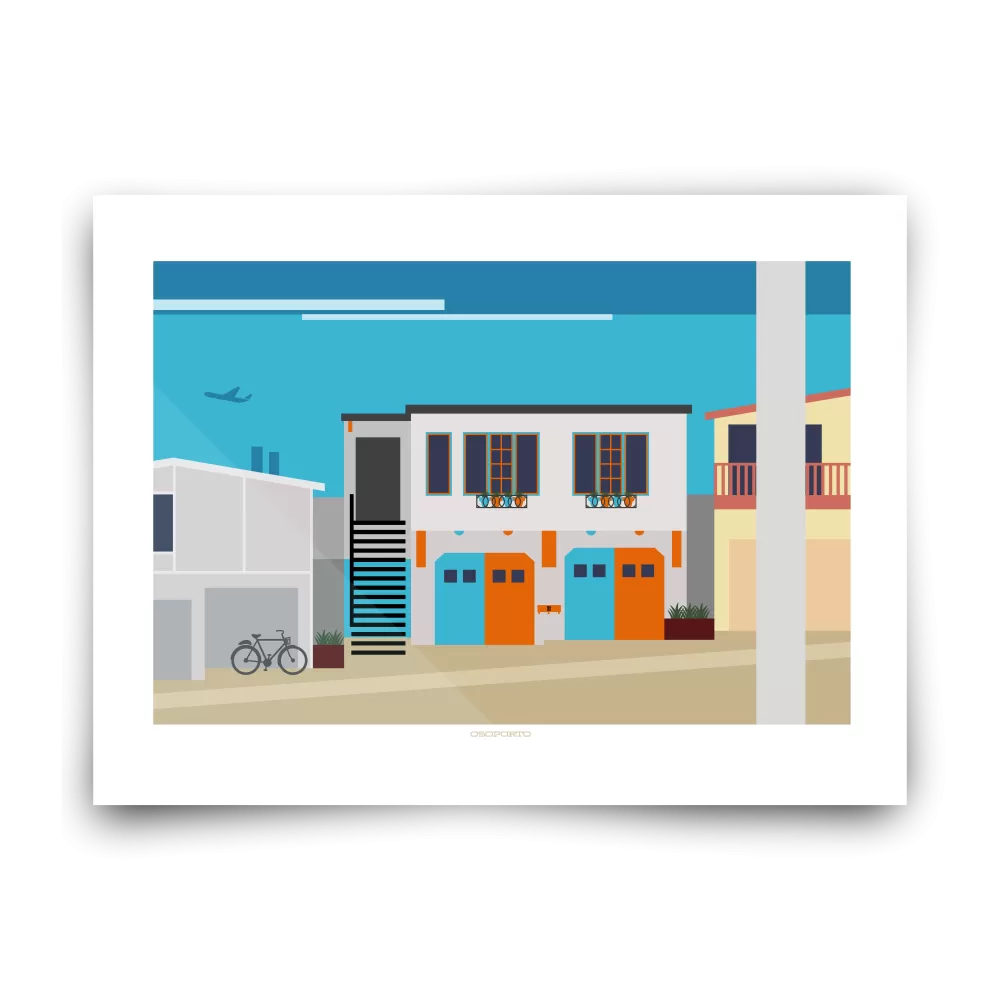 Manhattan Beach: Rosecrans Graphic Print