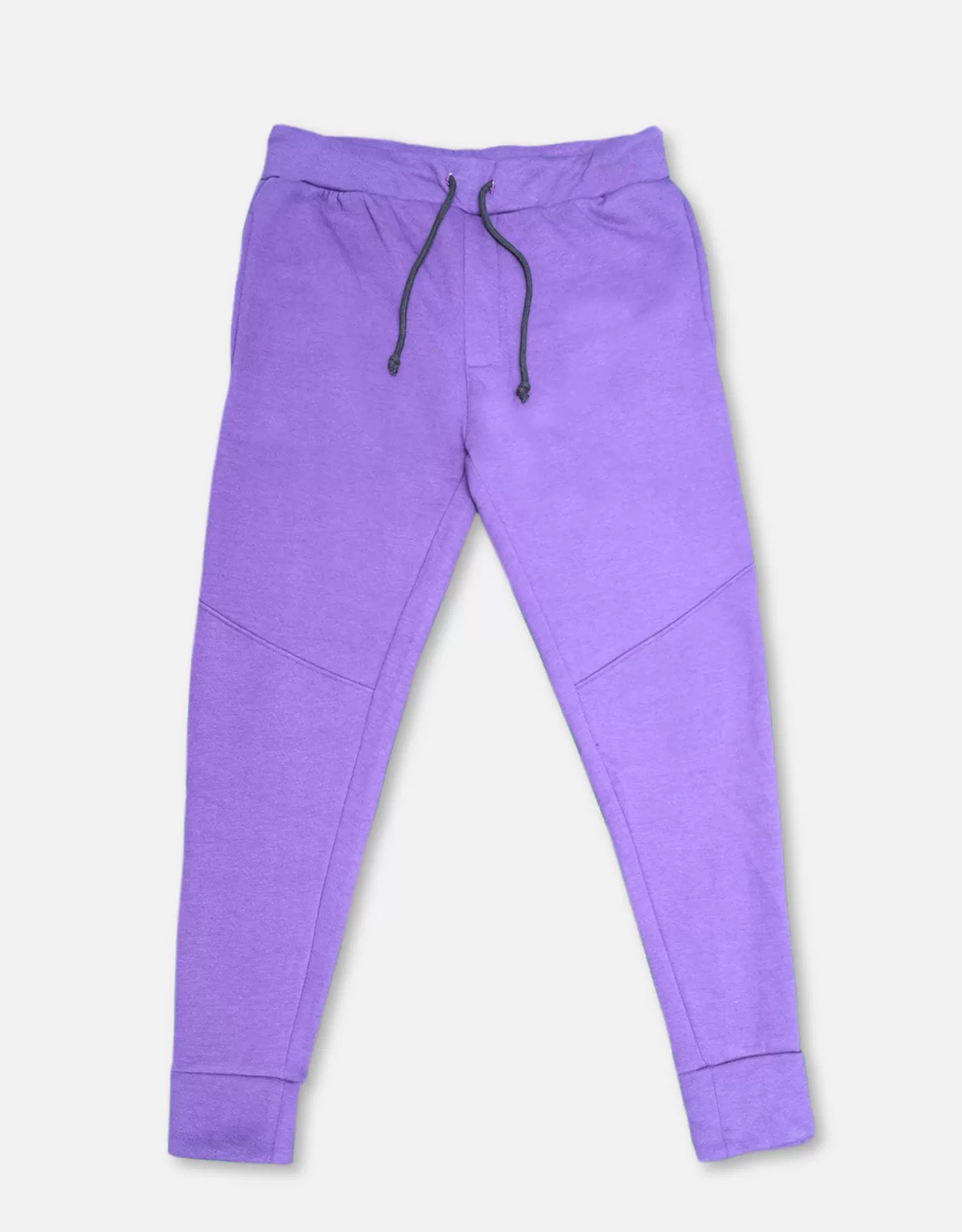 Men's Purple Basic Knitted Jogger Pants