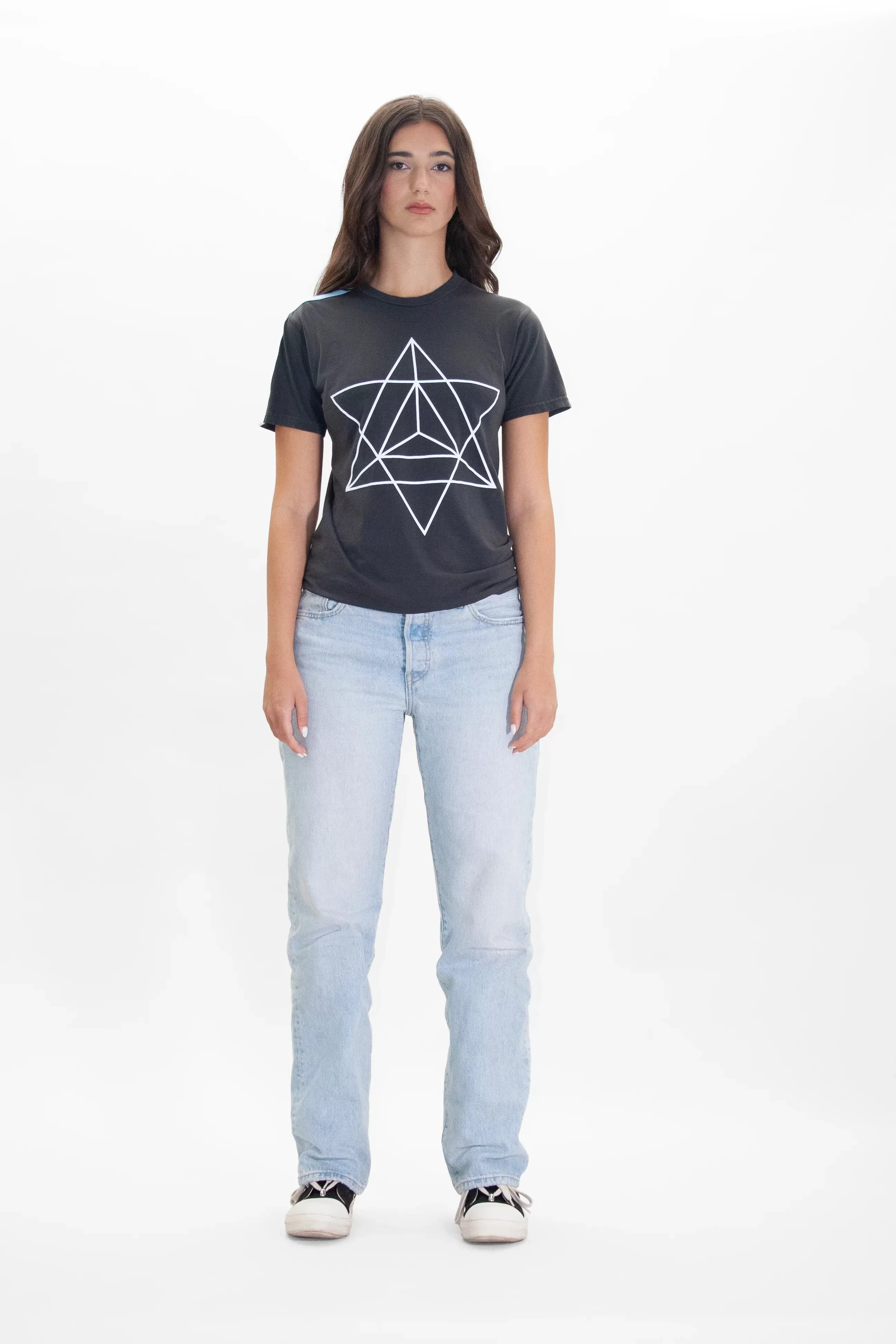 Merkaba Tee in Space Glow