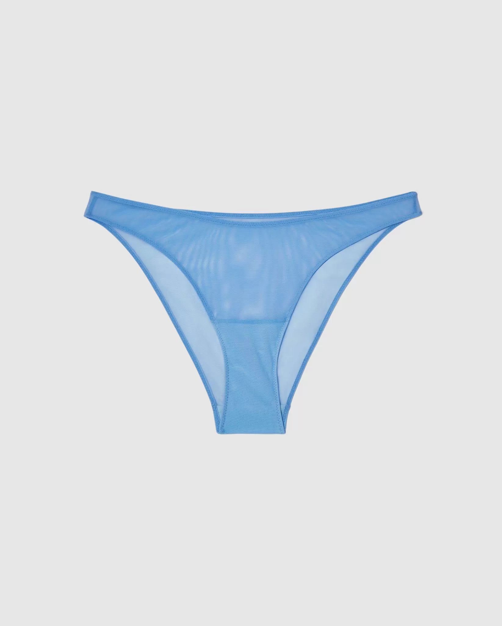 Mesh Bikini Briefs Light Blue