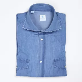 Mid Blue Denim Rodeo Shirt